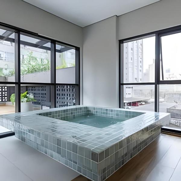 Hospitalidade Pá-pum com linda vista, jacuzzi e piscina - Foto 2