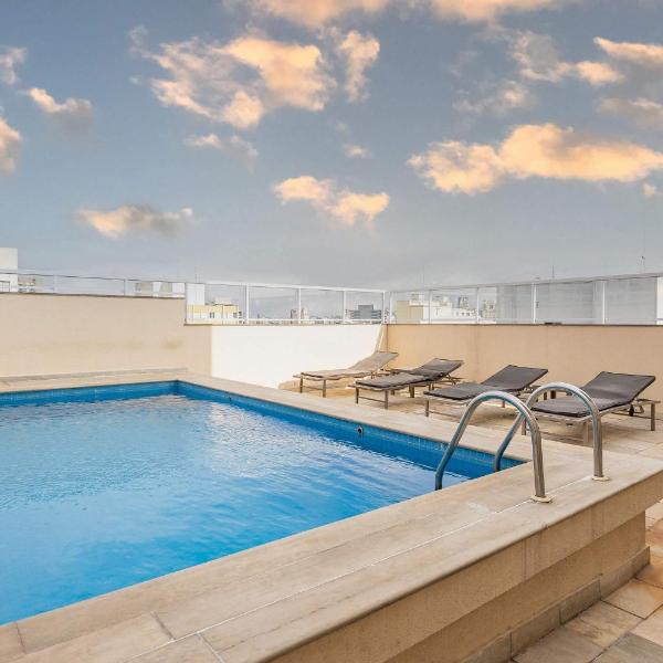 Lindo Studio Bela Vista com Varanda Piscina e Ar - Foto 4