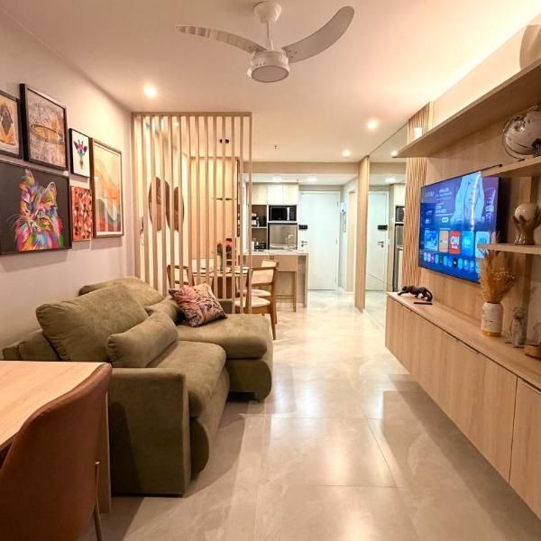 Flat Completo com Piscina - 350mt Praia de Copacabana - 1 Vaga SUV Até Médio Porte