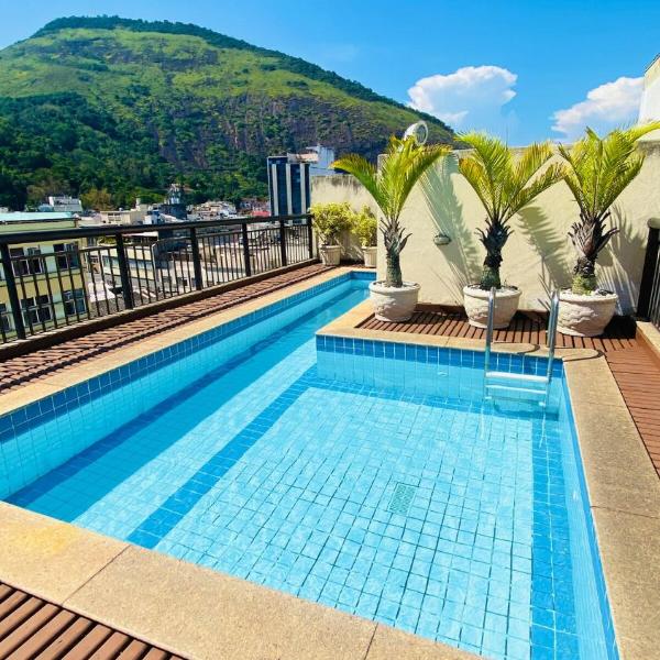 Flat Completo com Piscina - 350mt Praia de Copacabana - 1 Vaga SUV Até Médio Porte - Foto 4