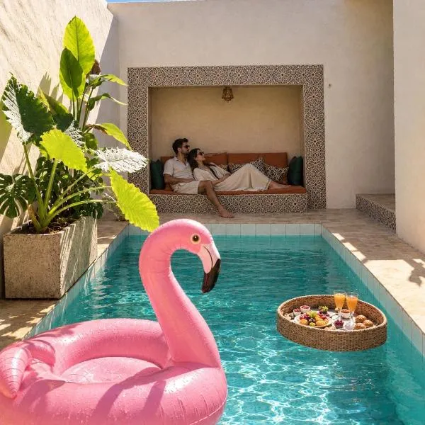 Hayam Eco villas - Private Pool - 1 min Beach، فندق في جامبياني