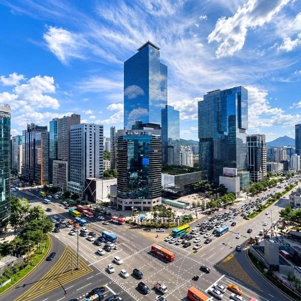 Seoul Adam's Home Residence Gangnam Premium Room: Seul'da bir otel