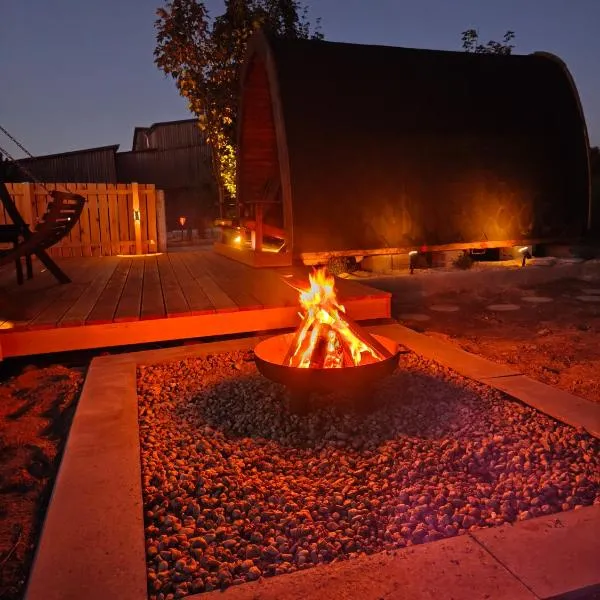 Romantischer POD - Gegen Aufpreis mit Hot Tub - Whirlpool & Sauna, khách sạn ở Hohenberg an der Eger