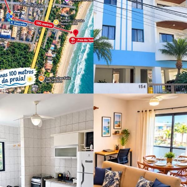 Apartamento - 100m da Praia das Toninhas e AFPESP