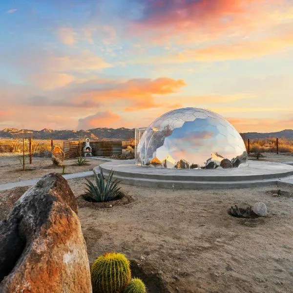 Quail Wash Retreat - Star Dome I Sauna I Plunge I Spa, хотел в Джошуа Три