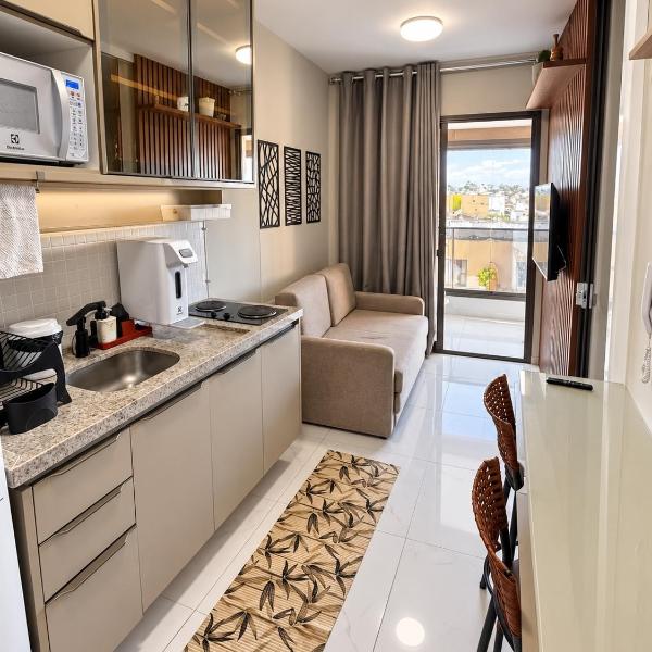 Quarto e Sala para 4 ao lado Centro de Convenções