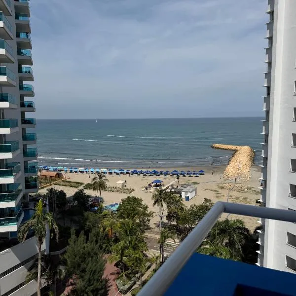 Apartamento en Bocagrande con vista lateral al mar ICDI, hotel din Cartagena de Indias