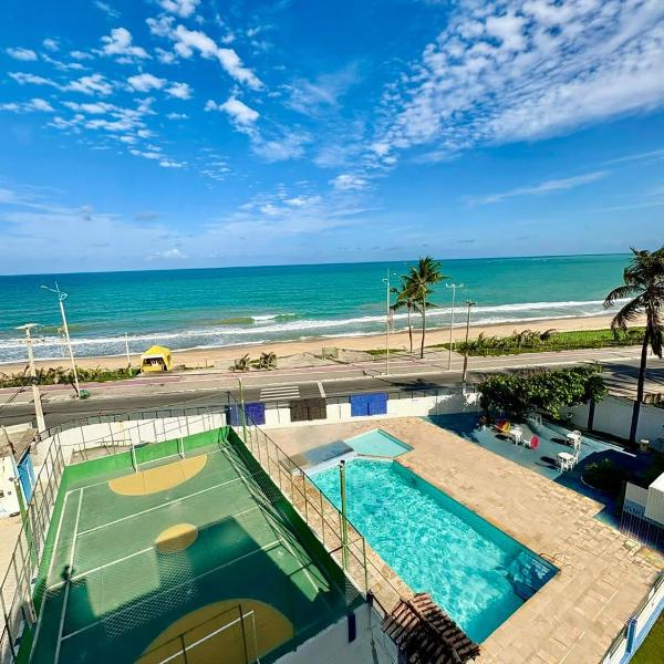 Apto beira mar de Maceió com piscina para 8 hóspedes - Foto 2