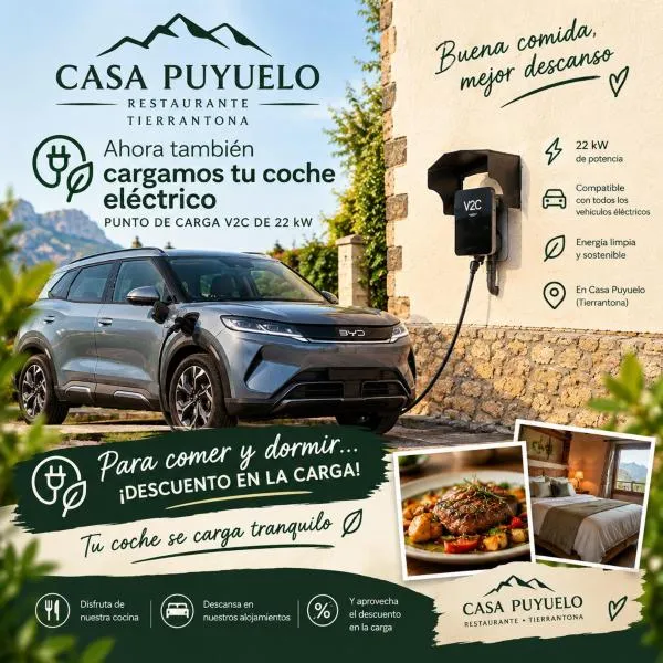 Casa Puyuelo Tierrantona: Tierrantona'da bir otel