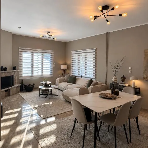 Villa Tuscany 8 away from Veria, khách sạn ở Trílofos