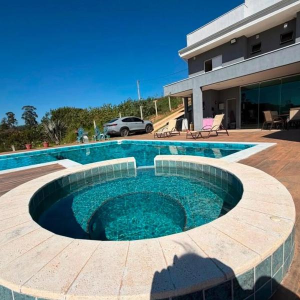 Chácara da Nena vista linda Wi-Fi piscina - Foto 4