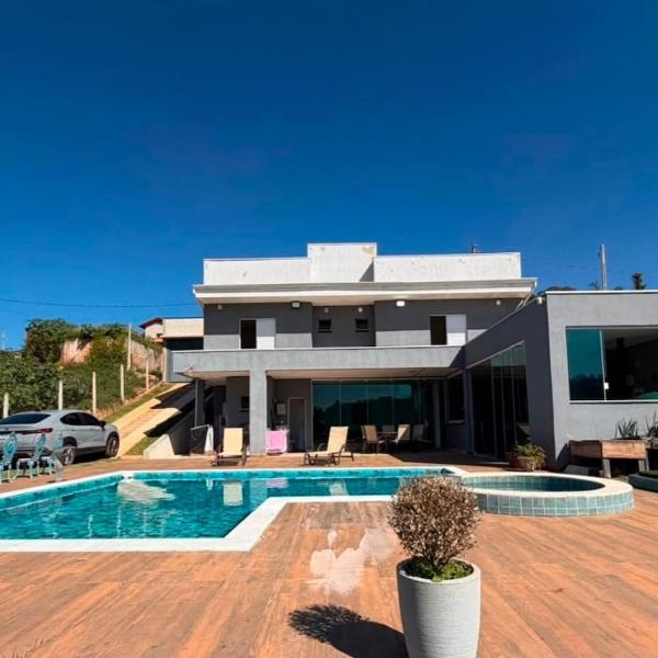 Chácara da Nena vista linda Wi-Fi piscina - Foto 2