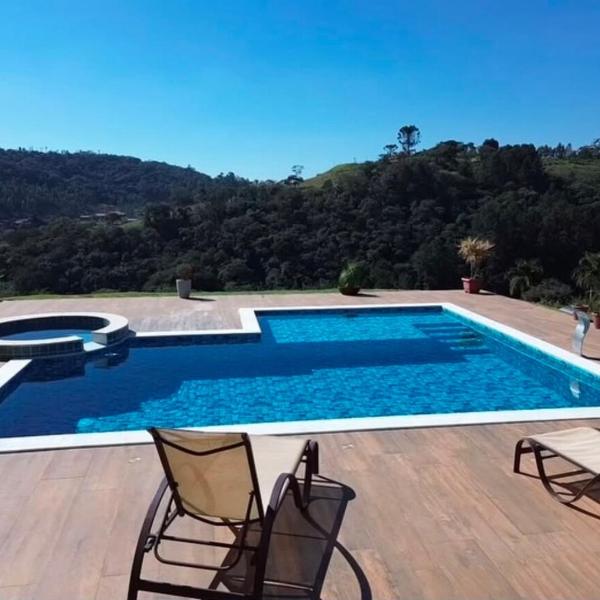 Chácara da Nena vista linda Wi-Fi piscina - Foto 5
