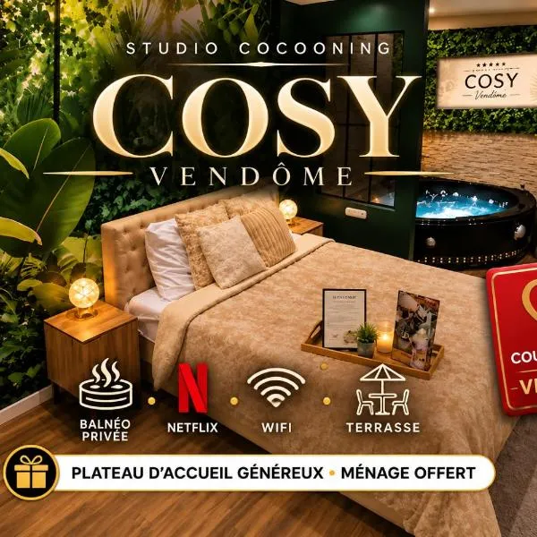 "COSY Vendôme" - Studio relaxant avec balnéo: Vendome şehrinde bir otel
