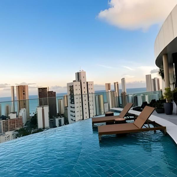 Flat novo em Boa Viagem l Piscina Rooftop #704 - Foto 4