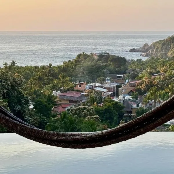 Casa La Vista Mazunte - Infinity Pool Villa with Ocean Views, готель у місті Масунте
