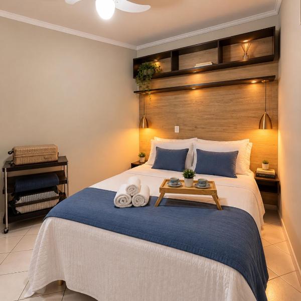 AP Smart Ubatuba -Air conditioning - Parking- Pool - Ocean view - Foto 2