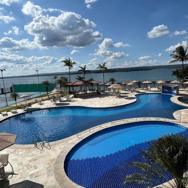 Belíssimo Apartamento de 2 Quartos e Resort à Beira do Lago Inclusol - Foto 4