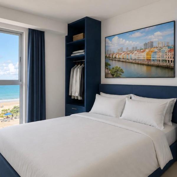 Boa Viagem Beach - 2 Schlafzimmer und Pool - Foto 2