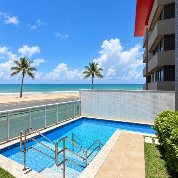 Boa Viagem Beach - 2 Schlafzimmer und Pool - Foto 4