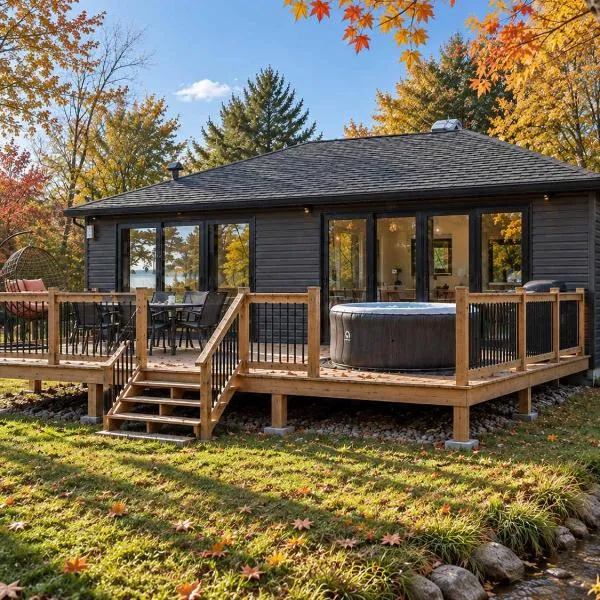 하우드에 위치한 호텔 2-bedroom Lake Front Cottage in Harwood ON #4