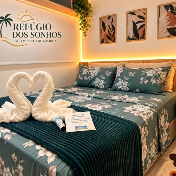 Flat Refúgio dos Sonhos 5 min do Centro e Piscinas Naturais