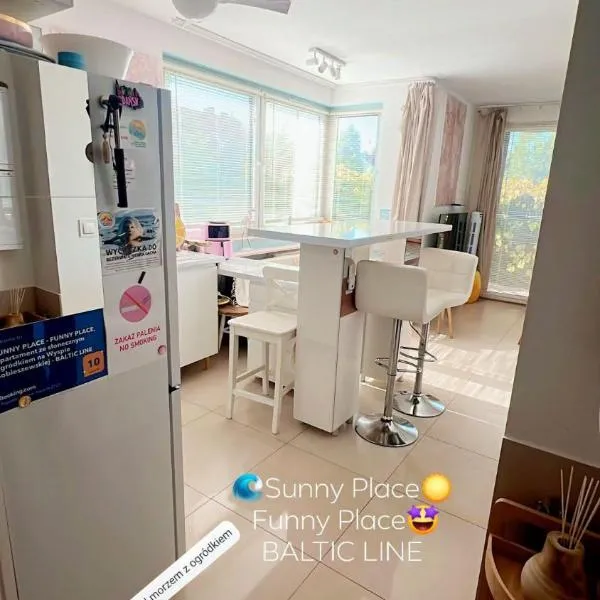 그단스크에 위치한 호텔 Batic Line - SUNNY PLACE - FUNNY PLACE, apartament ze słonecznym ogródkiem na Wyspie Sobieszewskiej