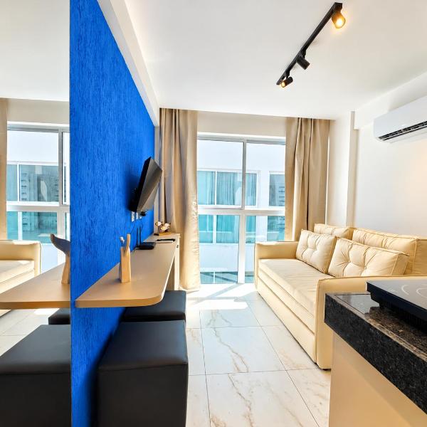 Duplex no Centro de Porto de Galinhas com Piscina, Academia, Lavanderia e Restaurante no prédio