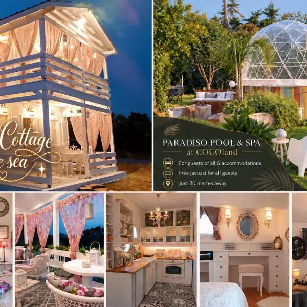 VINTAGE cottage by the sea in COCOland, hotel sa Pálioura