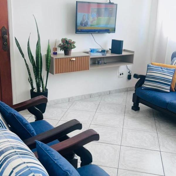 Apartamento Dias de Sol - Com ar condicionado à 100m da praia - Foto 5