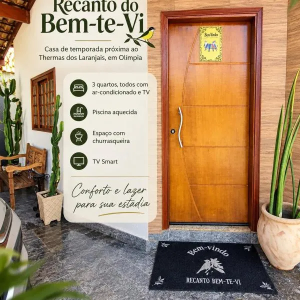 Recanto do Bem-Te-Vi, hotel in Olímpia