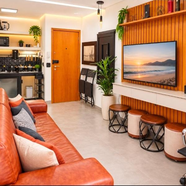 Apto 2 Quartos Asa Norte Ar Split Lavanderia Home Office