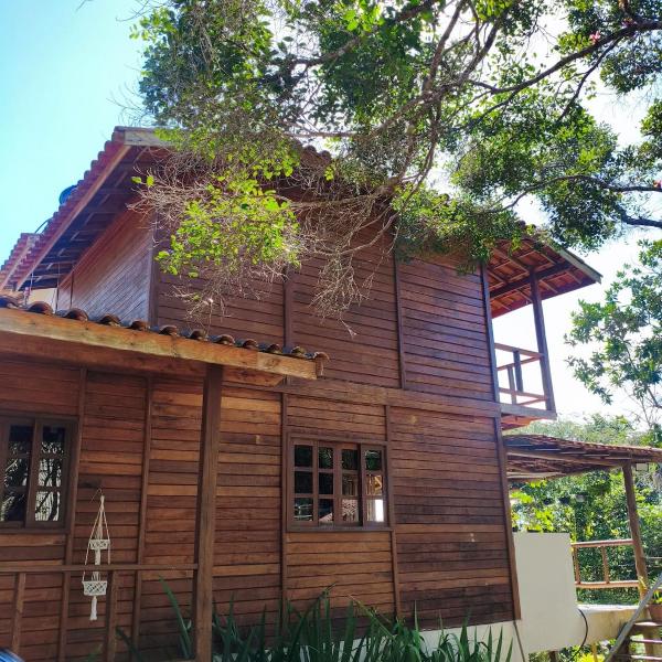 Recanto dos Pássaros Jeribucaçu Wooden Cabin