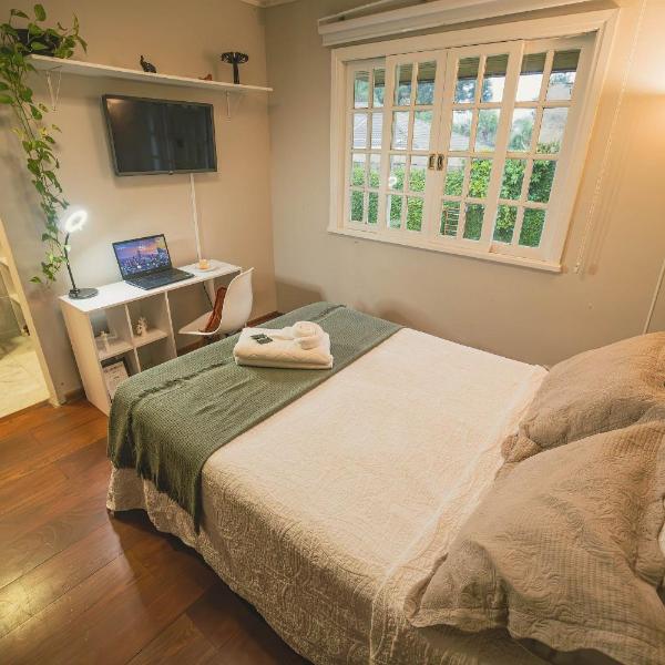 Studio com Ar e Vista Verde • 600m Parque Barigui - Foto 3