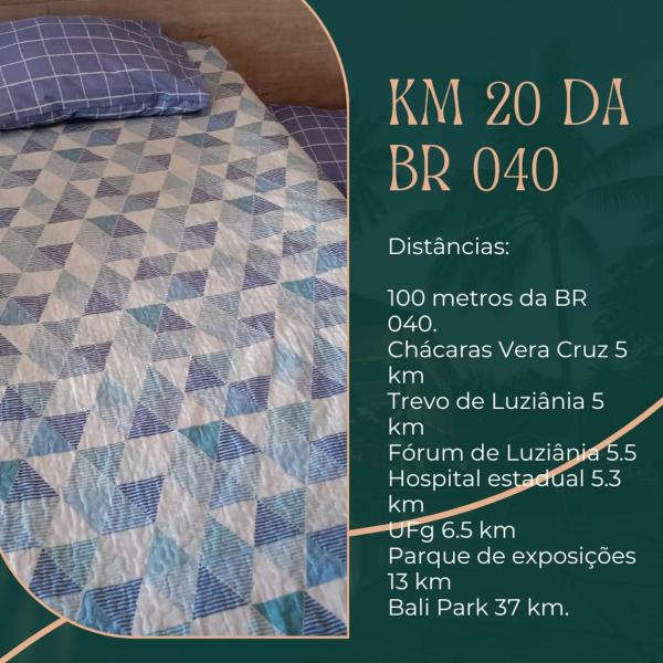 Luziânia hospedagem opção sem piscina , Garagem, cozinha e wi-fi - Foto 4