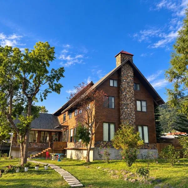 大方來富莊園民宿DF Life Lodge، فندق في Yongan