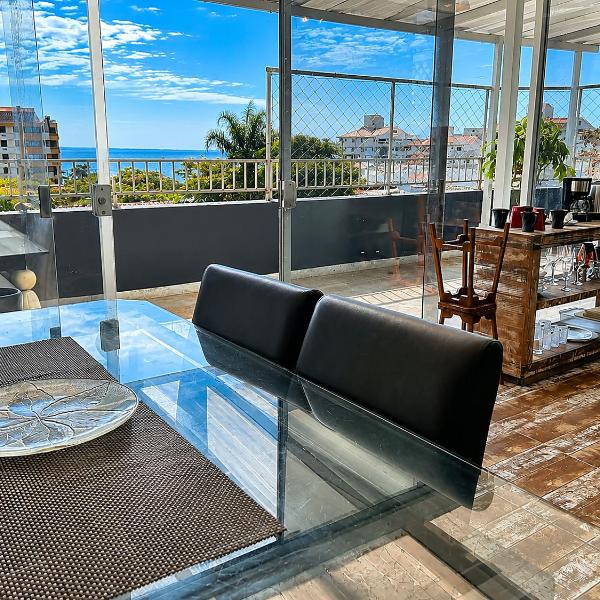 Large Penthouse with Ocean View 1 Block from the Beach