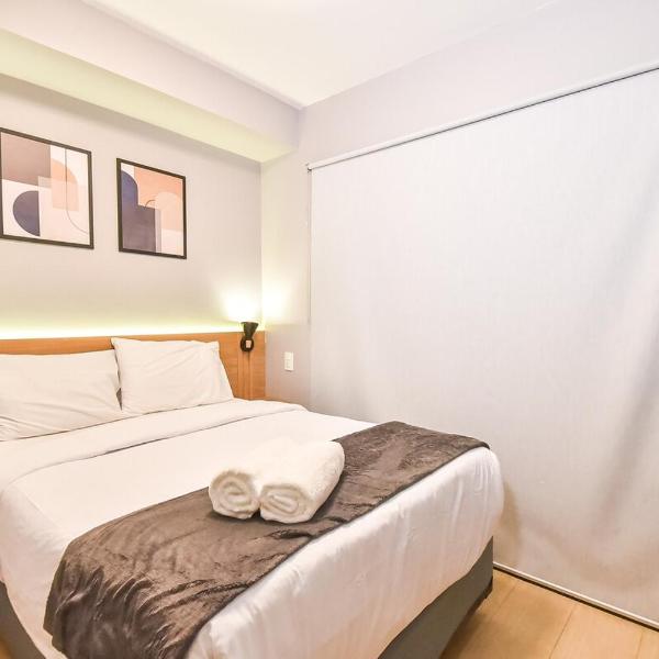Stay Home Moema - Apartamento Completo com Varanda - Piscina Ampla - Academia Top - Lavanderia