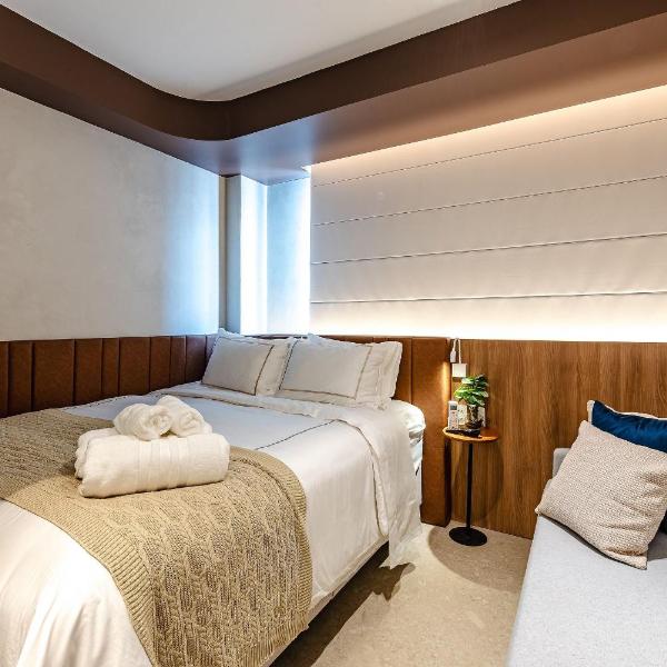 2 Studios de Luxo Idênticos no Vila Olimpia