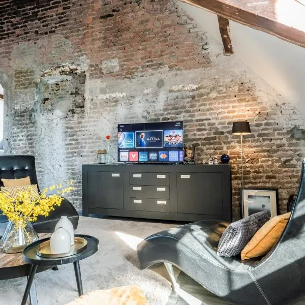 The Cloister Wall - 5p - Historic Apartment in Vianen near Utrecht, hotel din Vianen