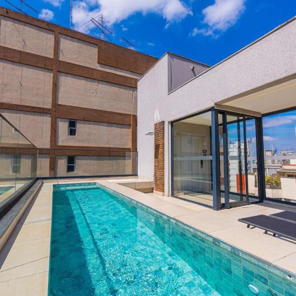 Studio com Piscina e Academia a 400m da Av Paulista