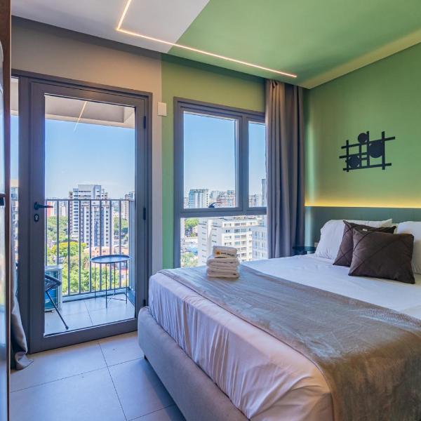 Apto aconchegante com varanda, Vila Clementino - SP-L1502