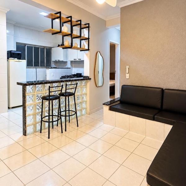 Apartamento 2 Quartos 150m da Praia Guilhermina, Praia Grande