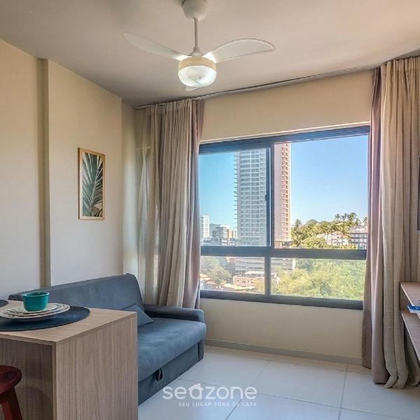 Apartamento charmoso c/ vista da cidade BLB1104