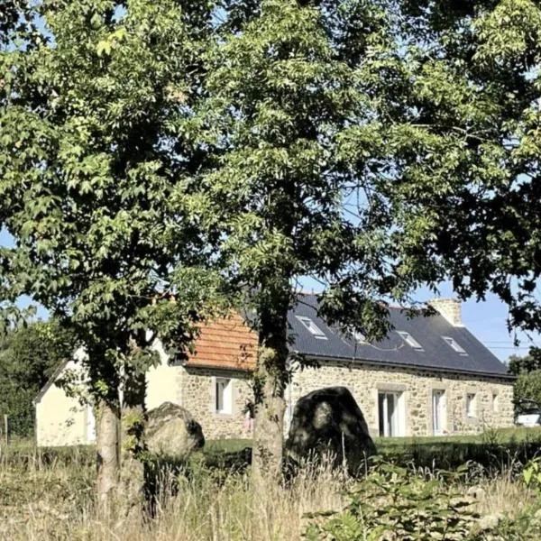 Petite Maison a 20mins de la Mer et de l'Ile de Brehat avec Menhirs et Moutons Ouessant、Plouëc-du-Trieuxのホテル