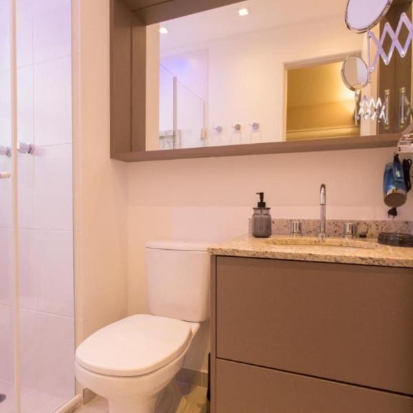 1408 Apt completo 1dorm, 300m shopping frei caneca - Foto 3