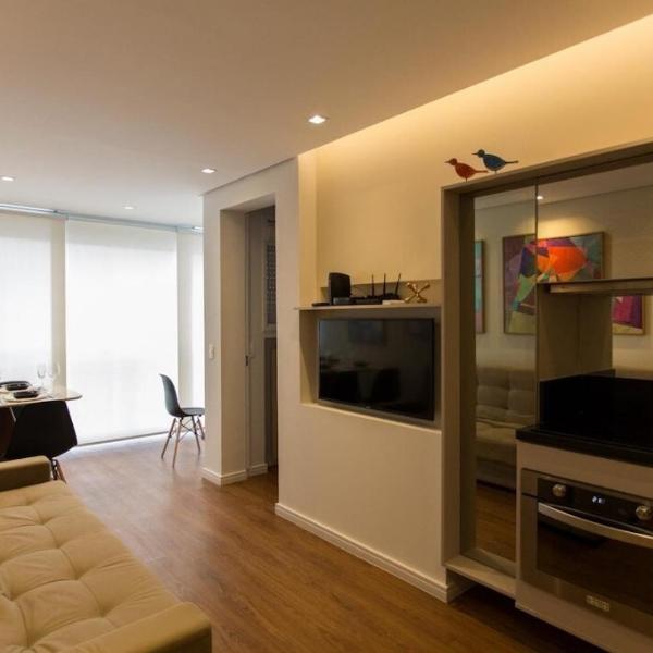 1408 Apt completo 1dorm, 300m shopping frei caneca - Foto 5