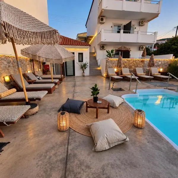 Koukounari Apartments, hôtel à Skala