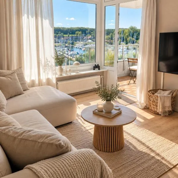 Strandhafer-Balkon mit Meerblick- 2 Min zum Strand, hotelli kohteessa Schausende