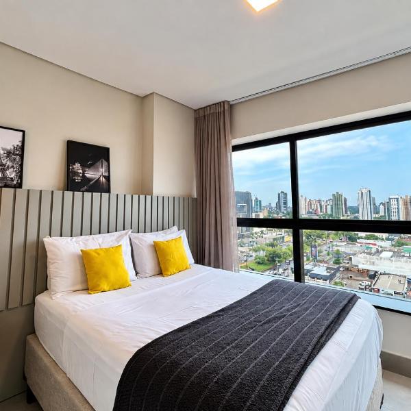 Uma Linda Vista com Quarto Privativo no Ed. Vertigo - Foto 2